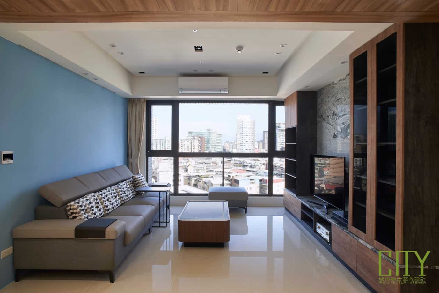 2020-民族路-四房兩廳新成屋室內設計，大面窗景將自然光引入室內