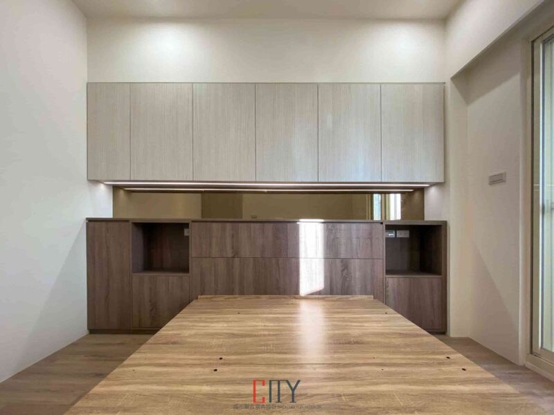 台北裝修公司推薦|【CITY設計你的家】奢華現代風，木質調單身宅Interior design fees|城市聯合